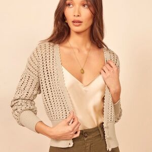 REFORMATION Erin Front Button Cardigan XS